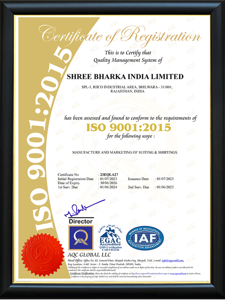 QMS Certificate